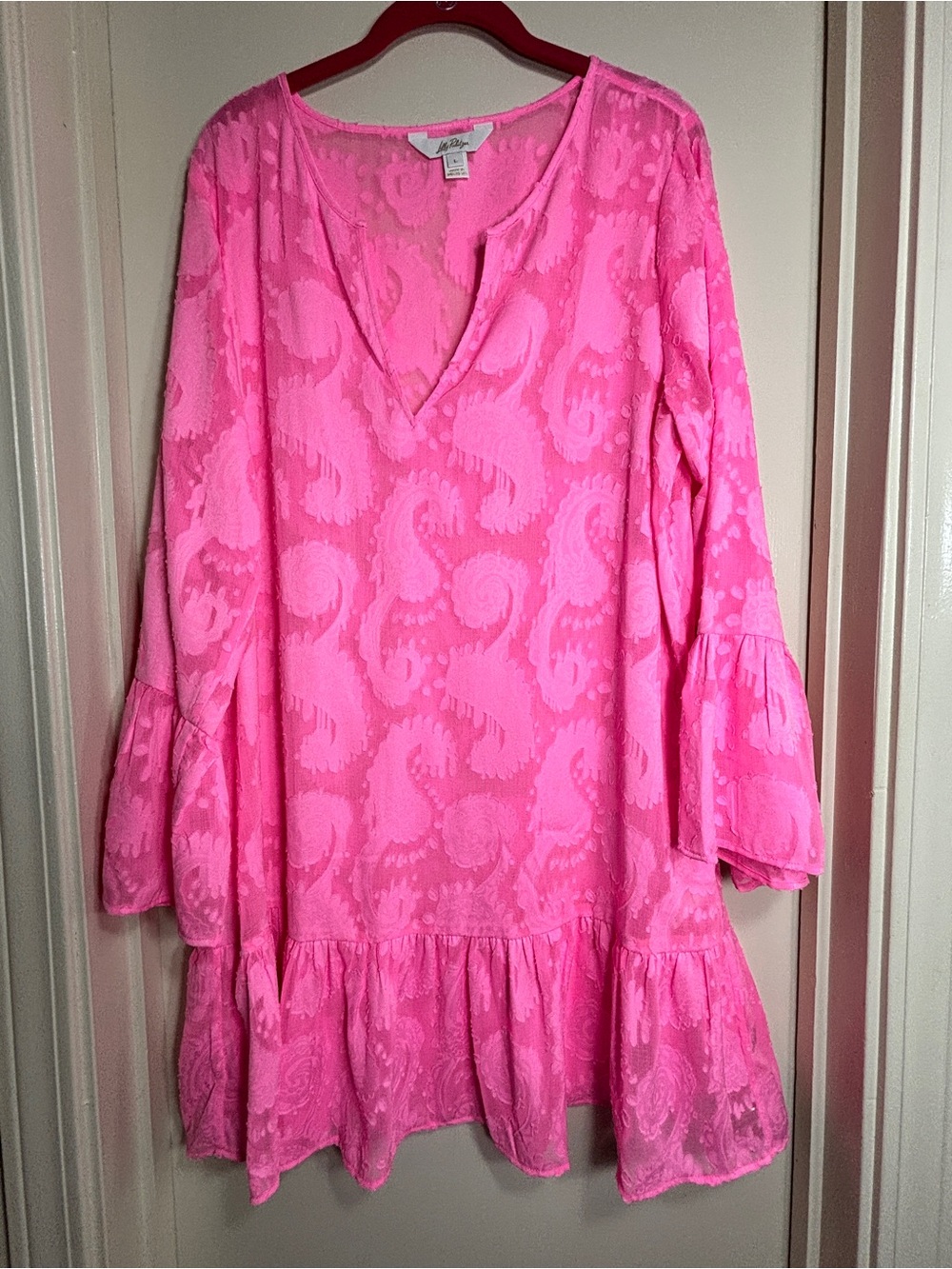 Lilly Pulitzer Pink Seahorse coverup